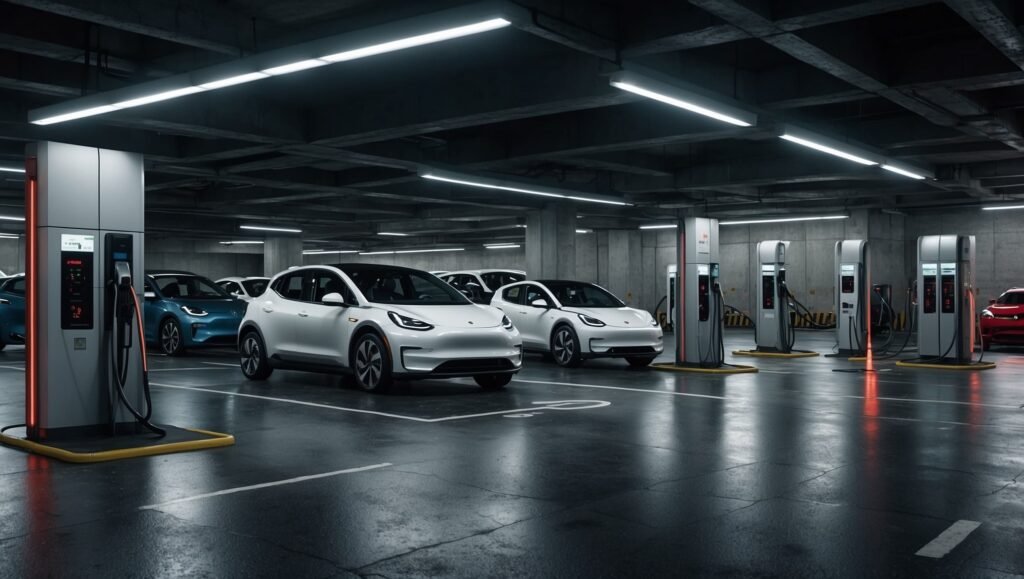 טעינת רכב חשמלי בחניון תת קרקעי – כל מה שחשוב לדעת